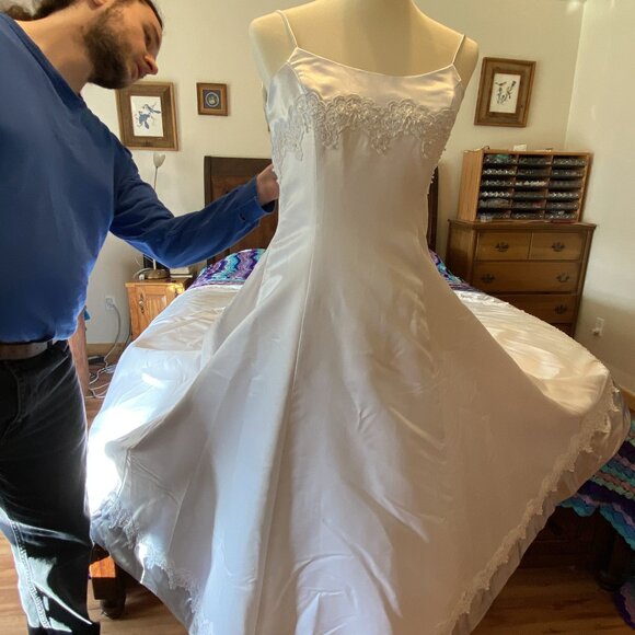 7) Wedding gown: Silver Lining - Picture 10 of 12